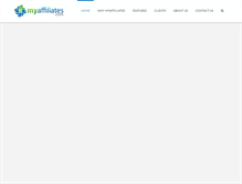 Tablet Screenshot of myaffiliates.com